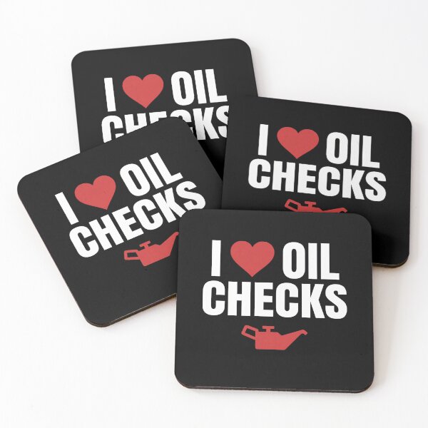 Item preview, Funny Mechanic Saying I Love Oil Checks Automotive jokes designed and sold by GridText.