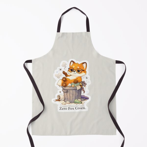 Item preview, Zero Fox Given Funny Fox Trash Can Humor designed and sold by Still Breathing Studio.