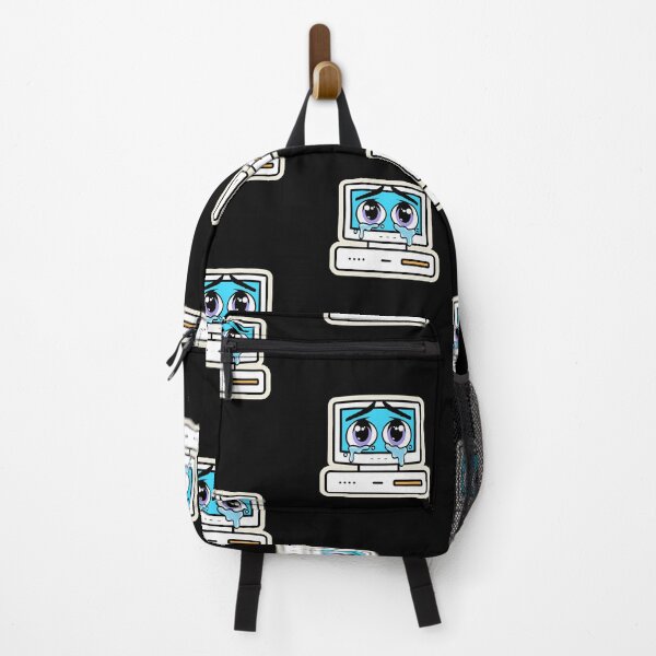 Item preview, Old PC with Sad Face – Retro Tech Nostalgia Digital Burnout Design designed and sold by MK-Charlie.