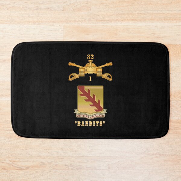 Item preview, Army - 1st Bn 32nd Armor Branch w 32nd Armor Bandits DUI X 300 designed and sold by Military Insignia Products.