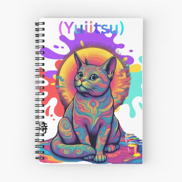 Item preview, colorful cat designed and sold by MYTHICAL ME.