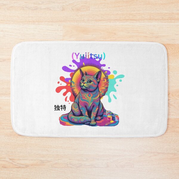Item preview, colorful cat designed and sold by MYTHICAL ME.