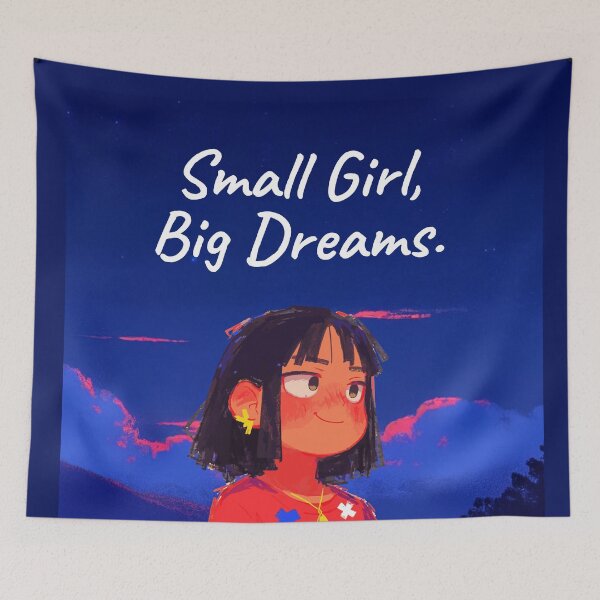 Item preview, Small Girl, Big Dreams designed and sold by  Design Craft Express.