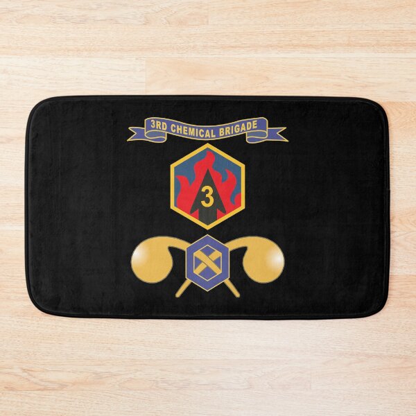 Item preview, Army - 3rd Chemical Brigade - SSI w Ribbon - Br X 300 designed and sold by Military Insignia Products.
