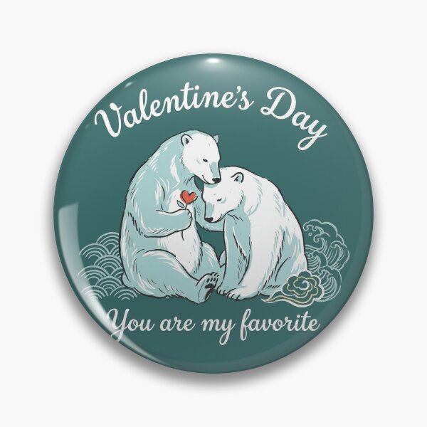 Item preview, Cuddling Polar Bears You Are My Favorite Valentine Art designed and sold by zzz888.