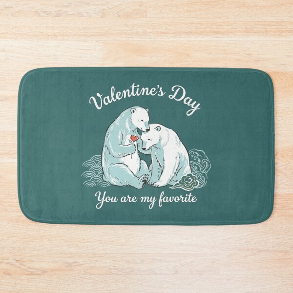 Item preview, Cuddling Polar Bears You Are My Favorite Valentine Art designed and sold by zzz888.