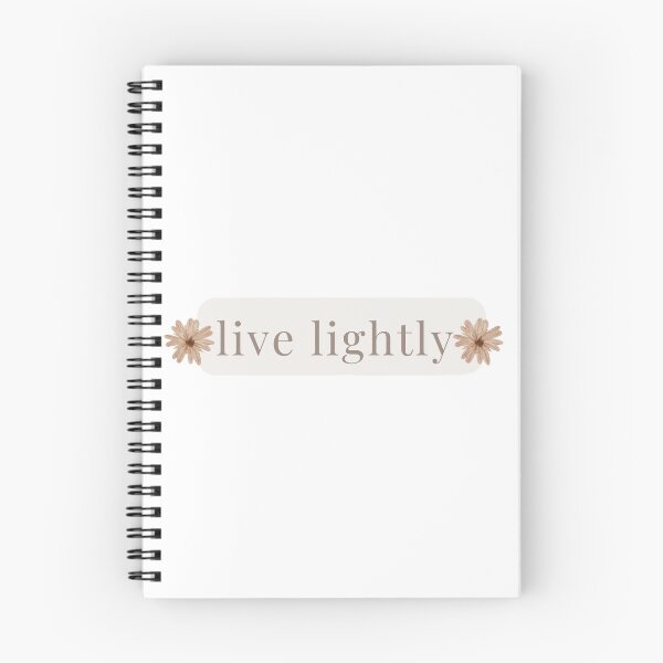 Item preview, Live Lightly – Minimalist Calm Quote designed and sold by ZEYCAT.