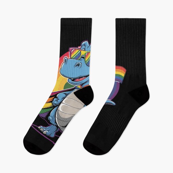 Item preview, Dinosaur Cloak Gay Lesbian Pride Lgbt Sunglass Rainbow Flag  designed and sold by DigitaldeligArt.