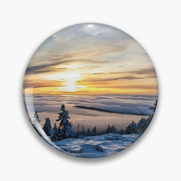 Item preview, Snowy Winter Sunset designed and sold by tomorrowsart.
