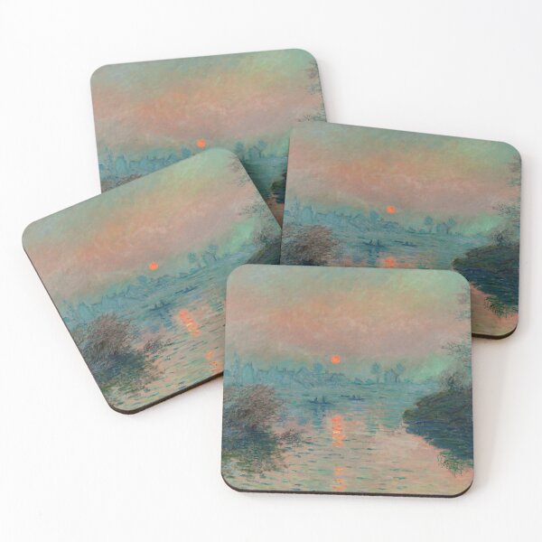 Item preview, Copy of Ships Riding on the Seine at Rouen by Claude Monet: Nautical Impressionist Poster designed and sold by artofuniverse.