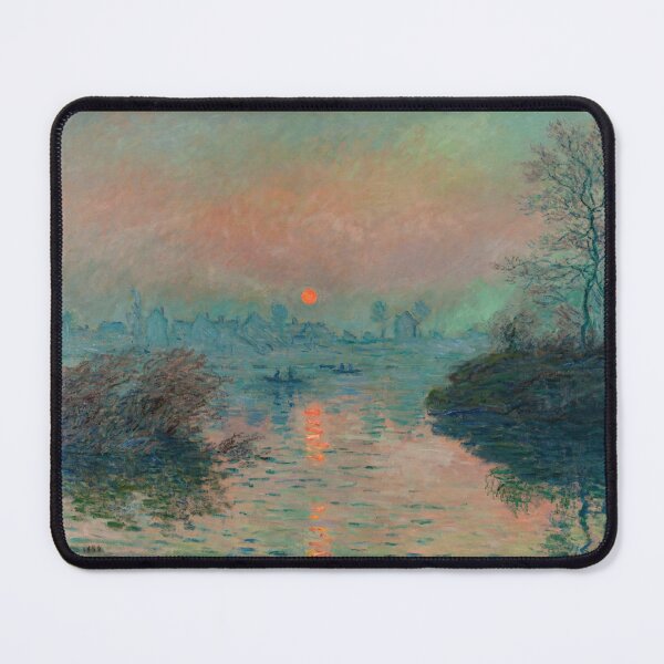 Item preview, Copy of Ships Riding on the Seine at Rouen by Claude Monet: Nautical Impressionist Poster designed and sold by artofuniverse.