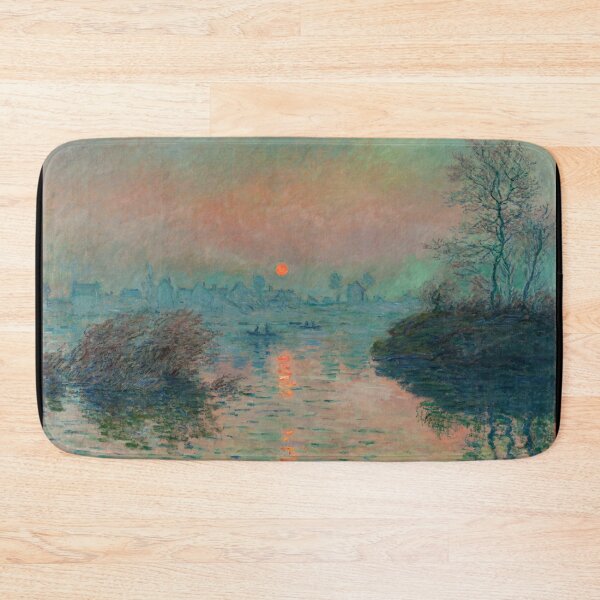 Item preview, Copy of Ships Riding on the Seine at Rouen by Claude Monet: Nautical Impressionist Poster designed and sold by artofuniverse.