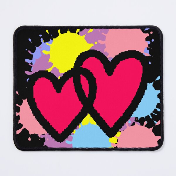 Item preview, Two Red Hearts – Colorful Design of Love and Positive Vibes designed and sold by AstronautMerch.