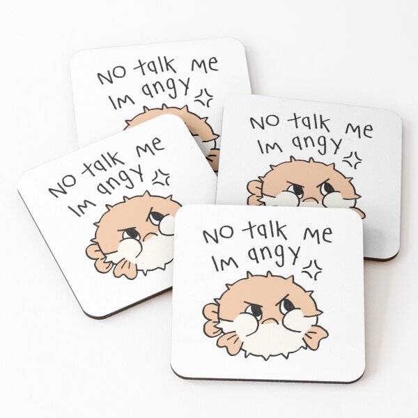 Item preview, Angry Cute Fish Meme designed and sold by littleworldpp.