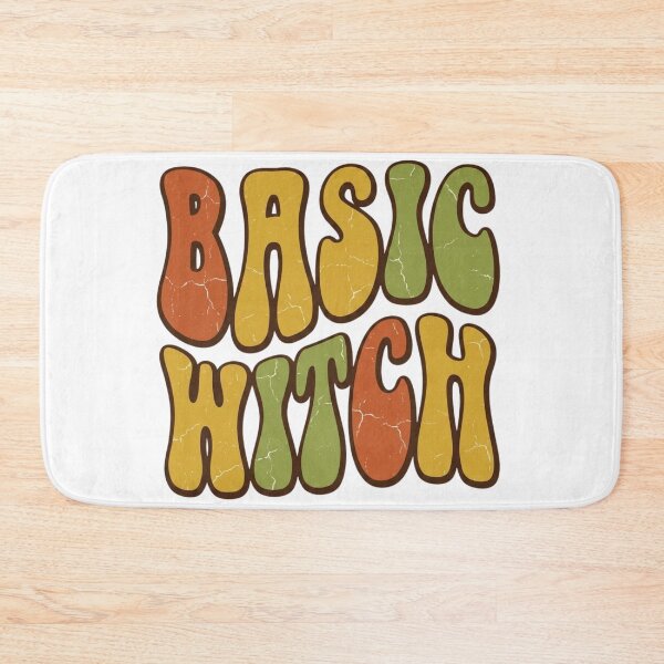 Item preview, Basic Witch - Retro 70s Groovy Vintage Typography designed and sold by ColorTheoryLab.