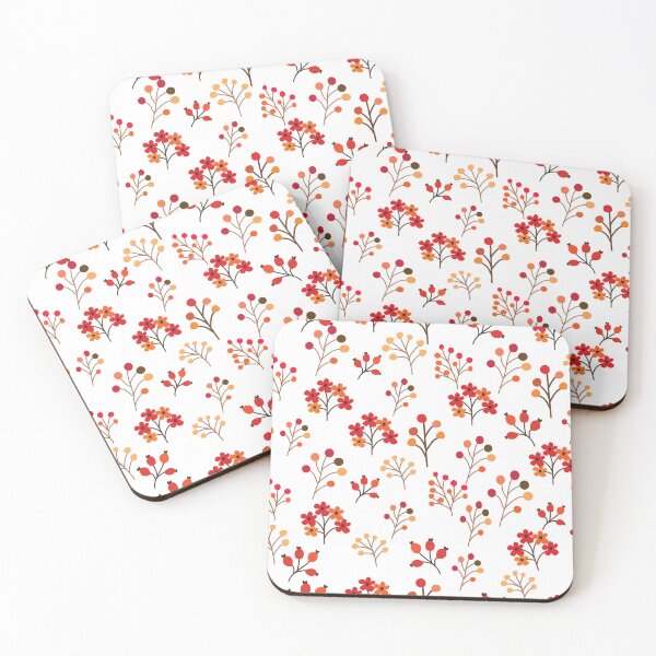 Item preview, Autumn Floral Pattern with Berries and Branches designed and sold by LSLOOMANDSOUL.