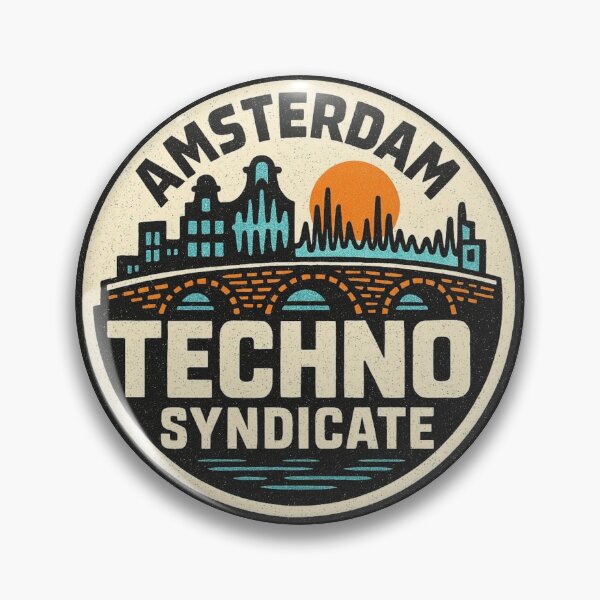 Item preview, Amsterdam Techno Syndicate – Underground Techno Collective Design designed and sold by |TRSSHOP|.