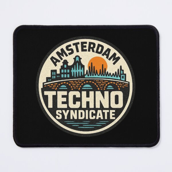 Item preview, Amsterdam Techno Syndicate – Underground Techno Collective Design designed and sold by |TRSSHOP|.
