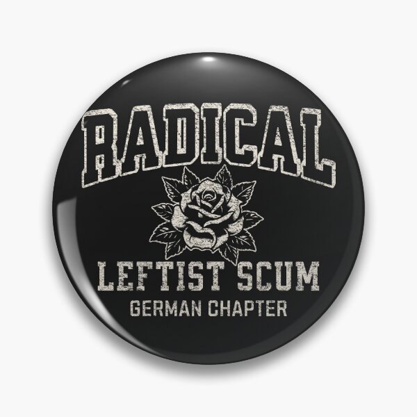 Item preview, Radical Leftist Scum German Chapter Vintage Rose designed and sold by VariousGoodies.