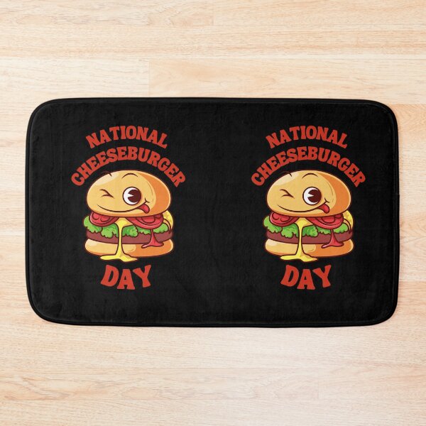 Item preview, National Burger Day Funny  Burger – Cute Food Cartoon Design designed and sold by Graphizia.