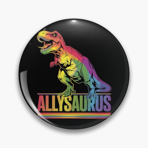Item preview, Dinosaur LGBT Gay Pride Flag Allysaurus Ally T Rex Men Boys  designed and sold by DigitaldeligArt.