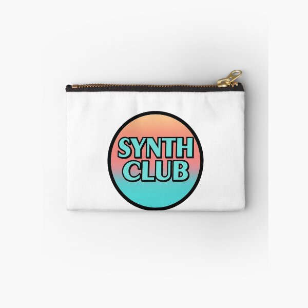 Item preview, Synth Club – Modern Synthwave Electronic Badge designed and sold by |TRSSHOP|.