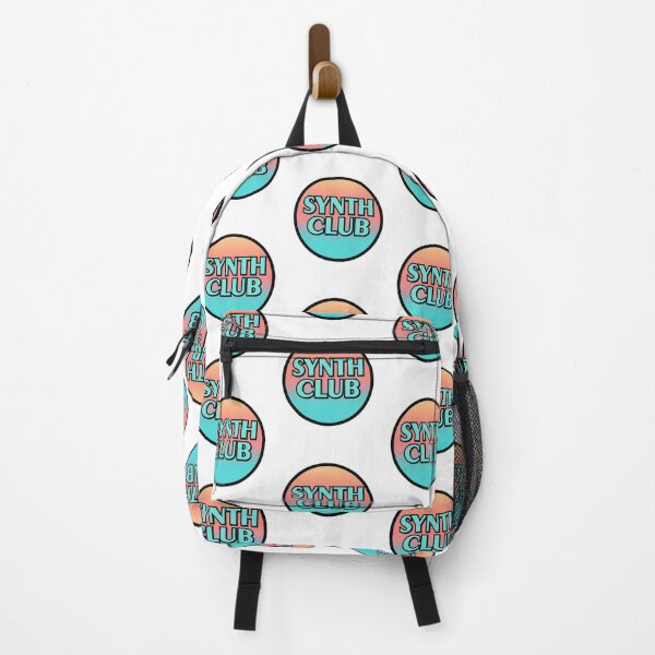 Item preview, Synth Club – Modern Synthwave Electronic Badge designed and sold by |TRSSHOP|.
