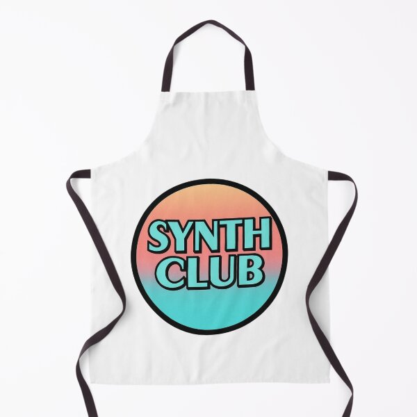 Item preview, Synth Club – Modern Synthwave Electronic Badge designed and sold by |TRSSHOP|.