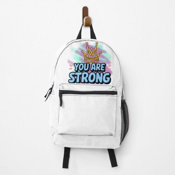 Item preview, You Are Strong – Empowerment Phrase with Crown designed and sold by AstronautMerch.