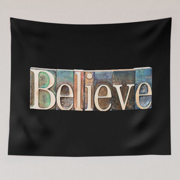 Item preview, Rustic Vintage Believe designed and sold by Khadigadesings.