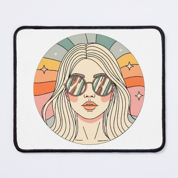Item preview, Aries Zodiac Art – Fire Sign Astrology Illustration with Mystic Female Portrait designed and sold by Timegraf.