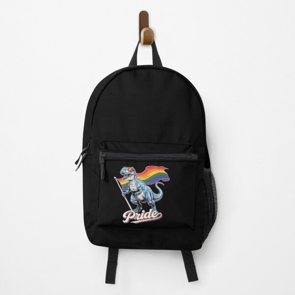 Item preview, Dinosaur Pride Rainbow Flag LGBT Gay Lesbian Pride Ally designed and sold by DigitaldeligArt.