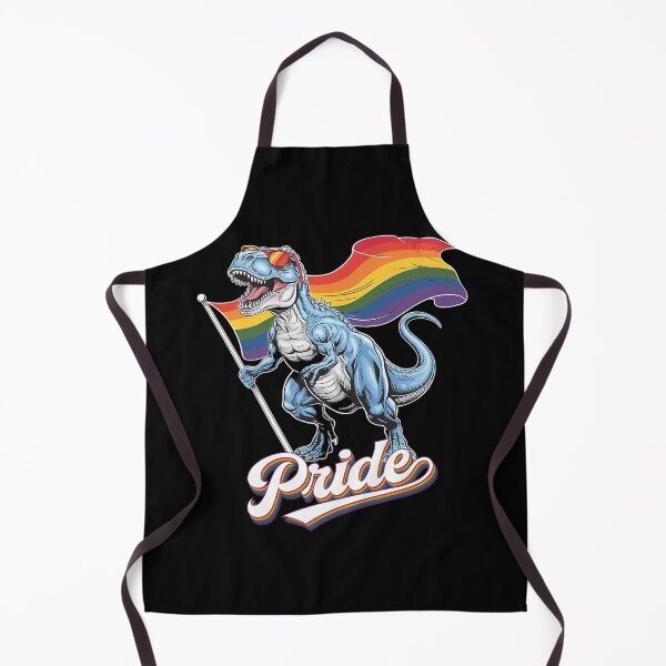 Item preview, Dinosaur Pride Rainbow Flag LGBT Gay Lesbian Pride Ally  designed and sold by DigitaldeligArt.