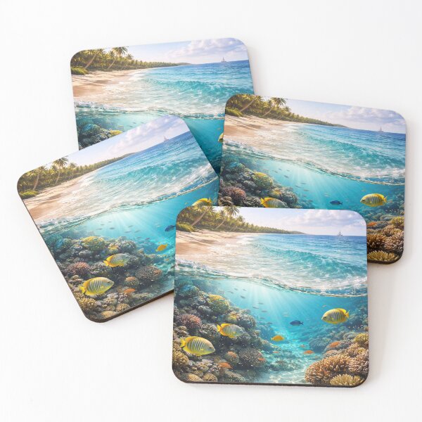Item preview, Nilaveli Ocean Worlds – Surface and Underwater Beauty designed and sold by Ceylon Luxe Collections.