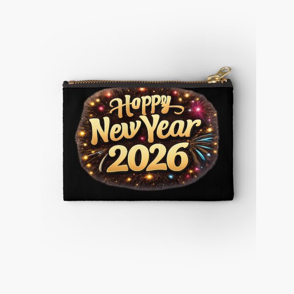 Item preview, Hoppy New Year 2026 - Funny Cute Rabbit Bunny Pun designed and sold by platooz.