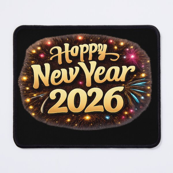 Item preview, Hoppy New Year 2026 - Funny Cute Rabbit Bunny Pun designed and sold by platooz.