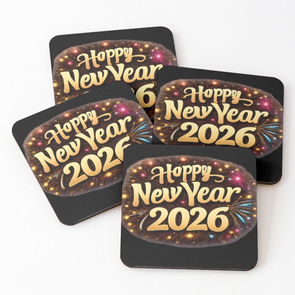 Item preview, Hoppy New Year 2026 - Funny Cute Rabbit Bunny Pun designed and sold by platooz.
