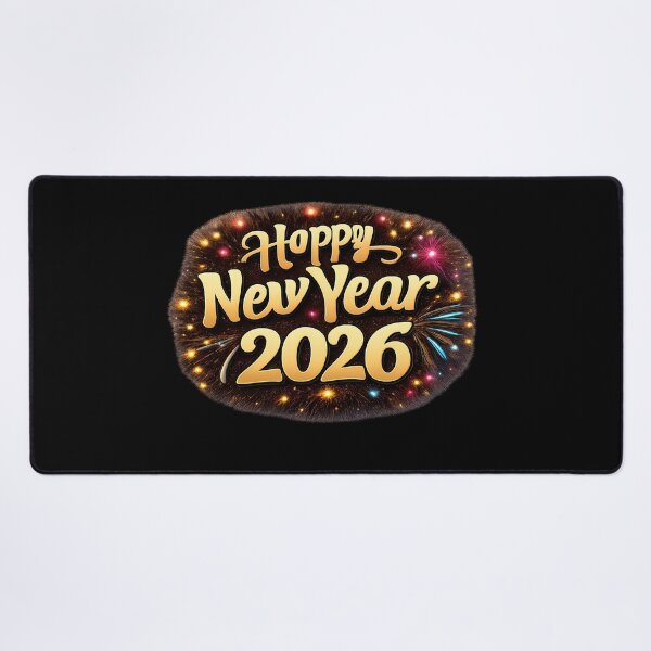 Item preview, Hoppy New Year 2026 - Funny Cute Rabbit Bunny Pun designed and sold by platooz.