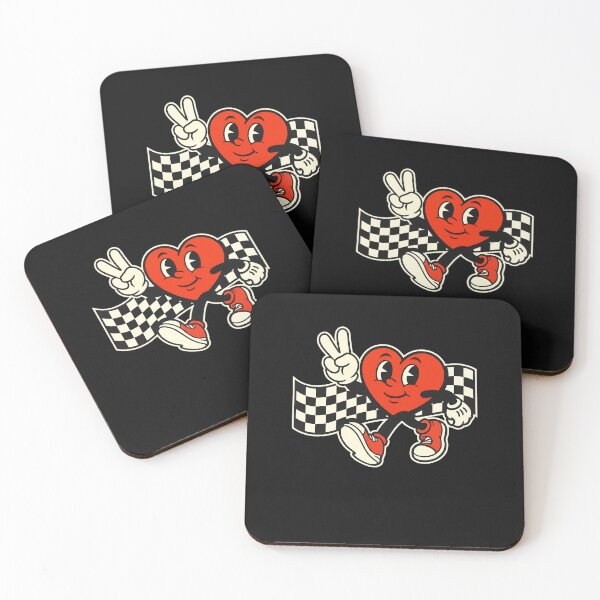 Item preview, Valentines Day Heart Peace Hand Retro Groovy Men Women Kids designed and sold by clothesy7.