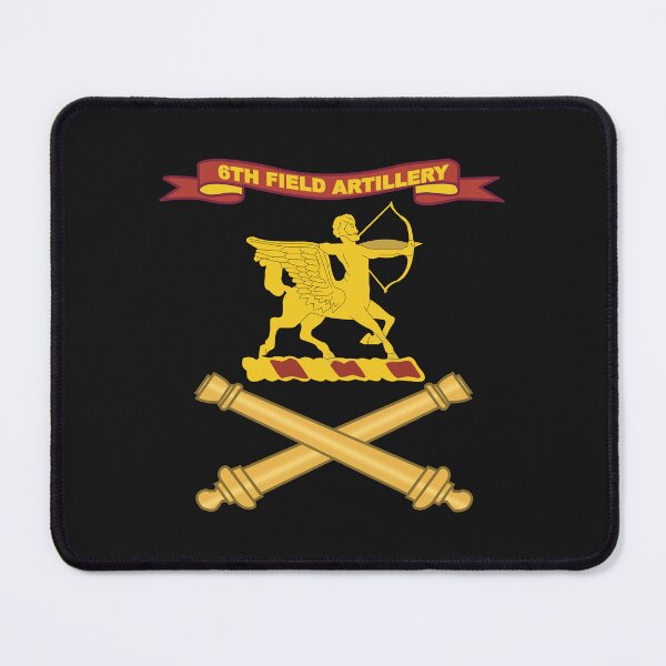 Item preview, Army - 6th Field Artillery w Ribbon - Br X 300 designed and sold by Military Insignia Products.