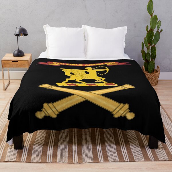 Item preview, Army - 6th Field Artillery w Ribbon - Br X 300 designed and sold by Military Insignia Products.