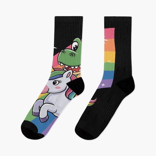Item preview, Dinosaur Riding Unicorn T-rex Boys Men Rainbow Galaxy  designed and sold by DigitaldeligArt.