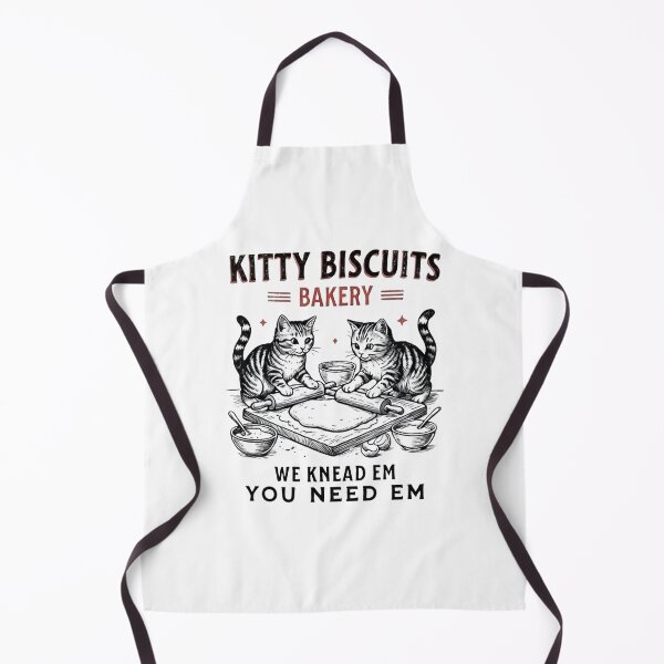 Item preview, Funny Two Kittens Baking Biscuits Graphic Shirt - Kitty Bakery We Knead Em You Need Em Dual Cat Design designed and sold by NADIASHOP86.
