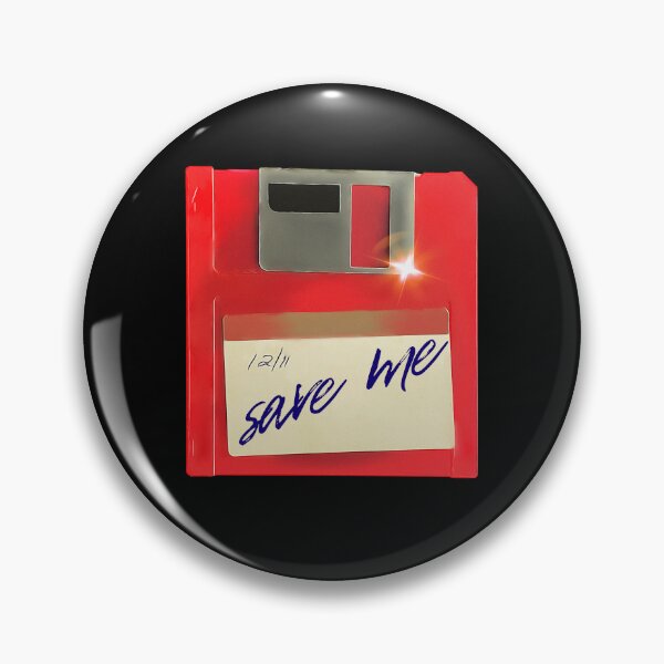 Item preview, Floppy Disk “Save Me” – Retro Tech Nostalgia Digital Burnout Design designed and sold by MK-Charlie.