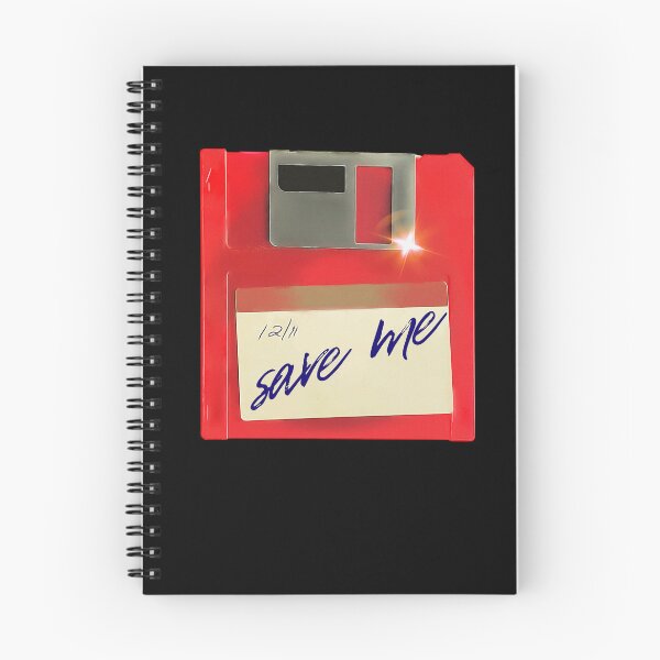 Item preview, Floppy Disk “Save Me” – Retro Tech Nostalgia Digital Burnout Design designed and sold by MK-Charlie.