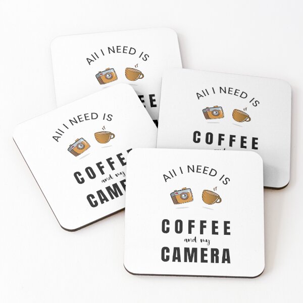 Item preview, All I Need is Coffee and my Camera - Funny Photographer Design designed and sold by sam0471.