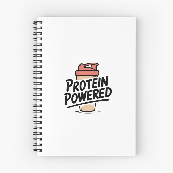 Item preview, Protein Powered – Minimal Retro Hand-Drawn Gym Nutrition designed and sold by Vintage Shapes.