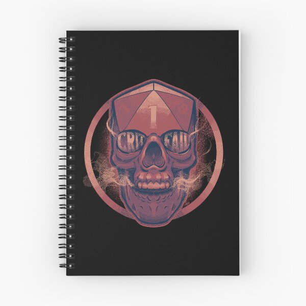 Item preview, Crit Fail Skull designed and sold by DorkZombie.