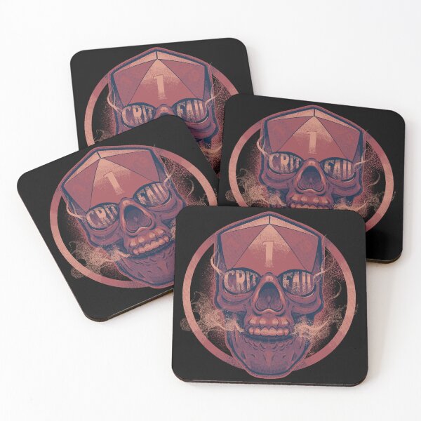 Item preview, Crit Fail Skull designed and sold by DorkZombie.