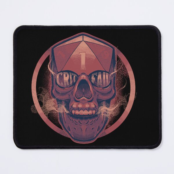 Item preview, Crit Fail Skull designed and sold by DorkZombie.